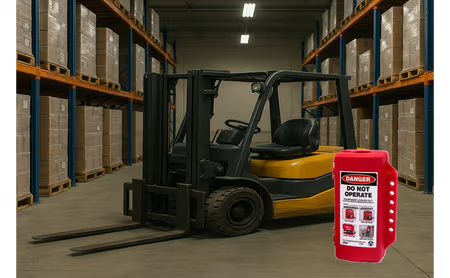 ZING Universal Forklift-Valve-Plug Lockout ..