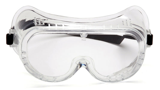 Pyramex Perforated Goggle Safety Goggles Clear Clear model G201T