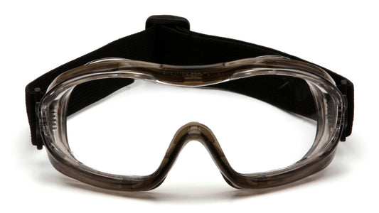 Pyramex Low-Profile Chemical Splash Goggle Safety Goggles Gray Clear model G704T