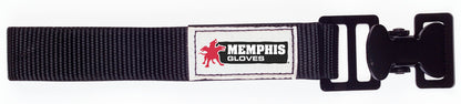 Glove Clip, 12-Inch Black Nylon Strap, Metal Clamp