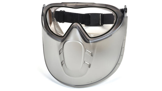 Pyramex Capstone Shield Safety Goggles Gray Clear model GG504TSHIELD