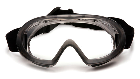 Pyramex Capstone 500 Safety Goggles Gray Clear model GG504T