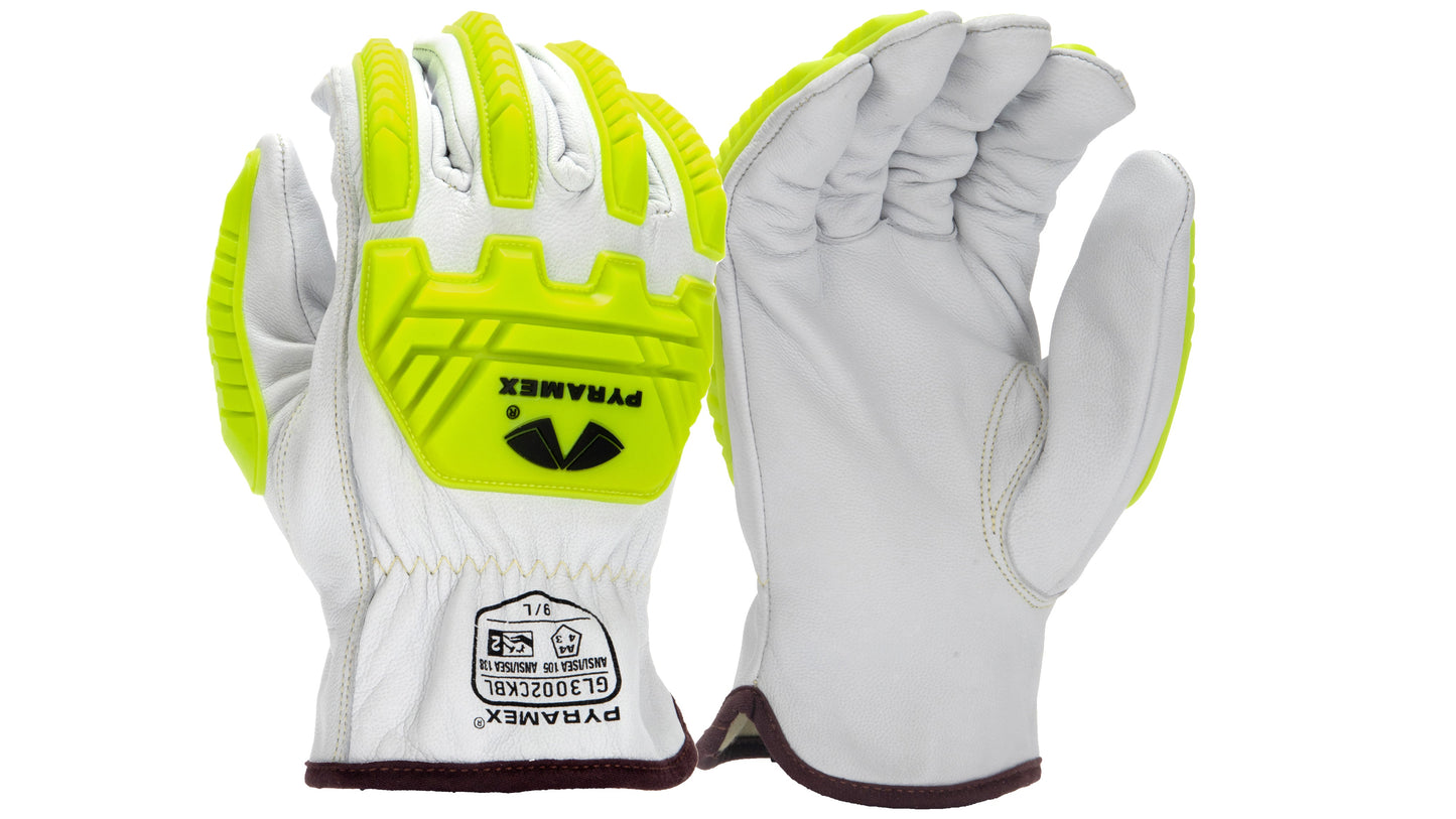 GL3002CKB - Premium Goatskin Driver Para-Aramid A4 Cut Level 2 Impact