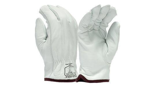 Pyramex GL3006CKF - Insulated Premium Grain Goatskin Driver HPPE A5 Cut Cold Stress PPE Small model GL3006CKFS