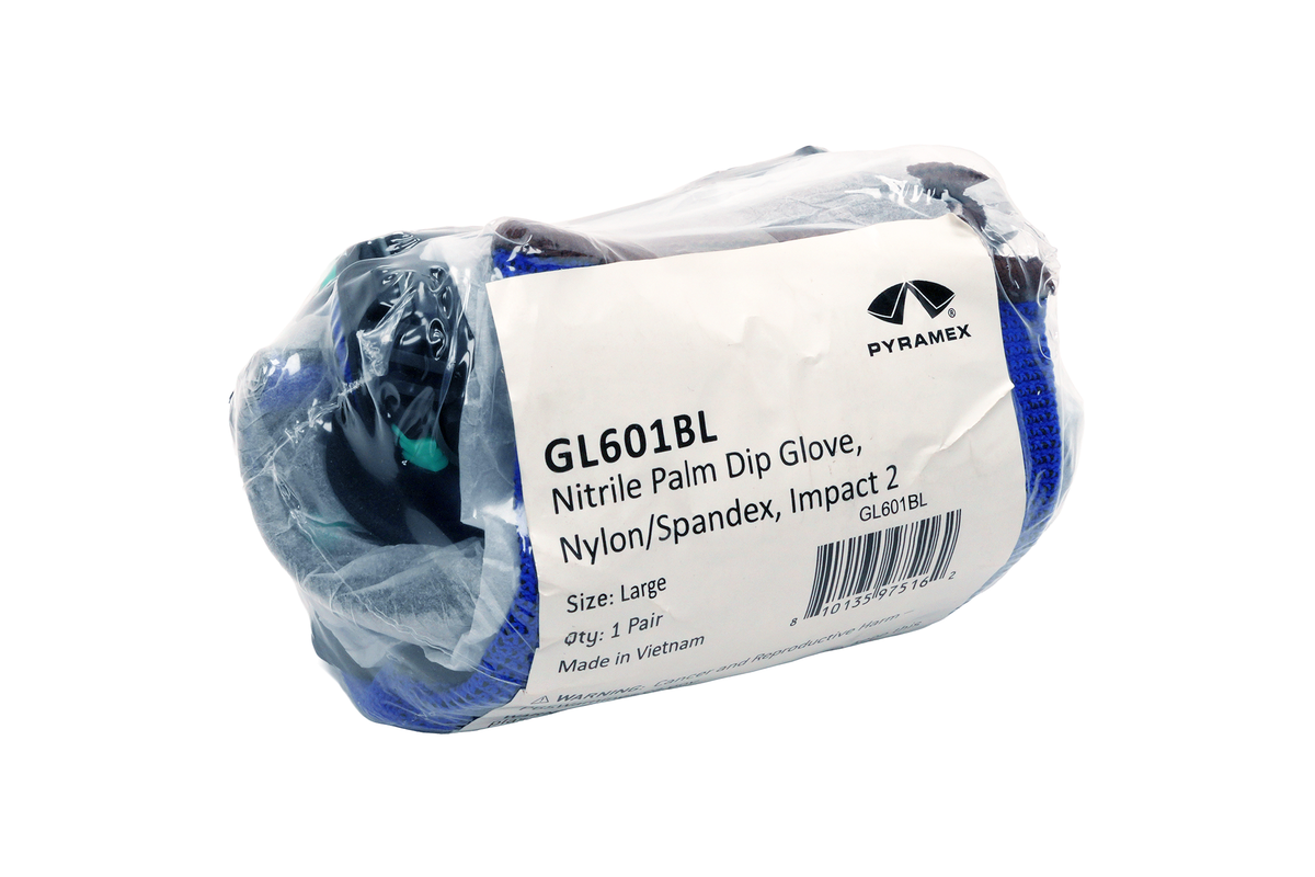 GL601B - Micro-Foam Nitrile Level 2 Impact - official Pyramex product image 5