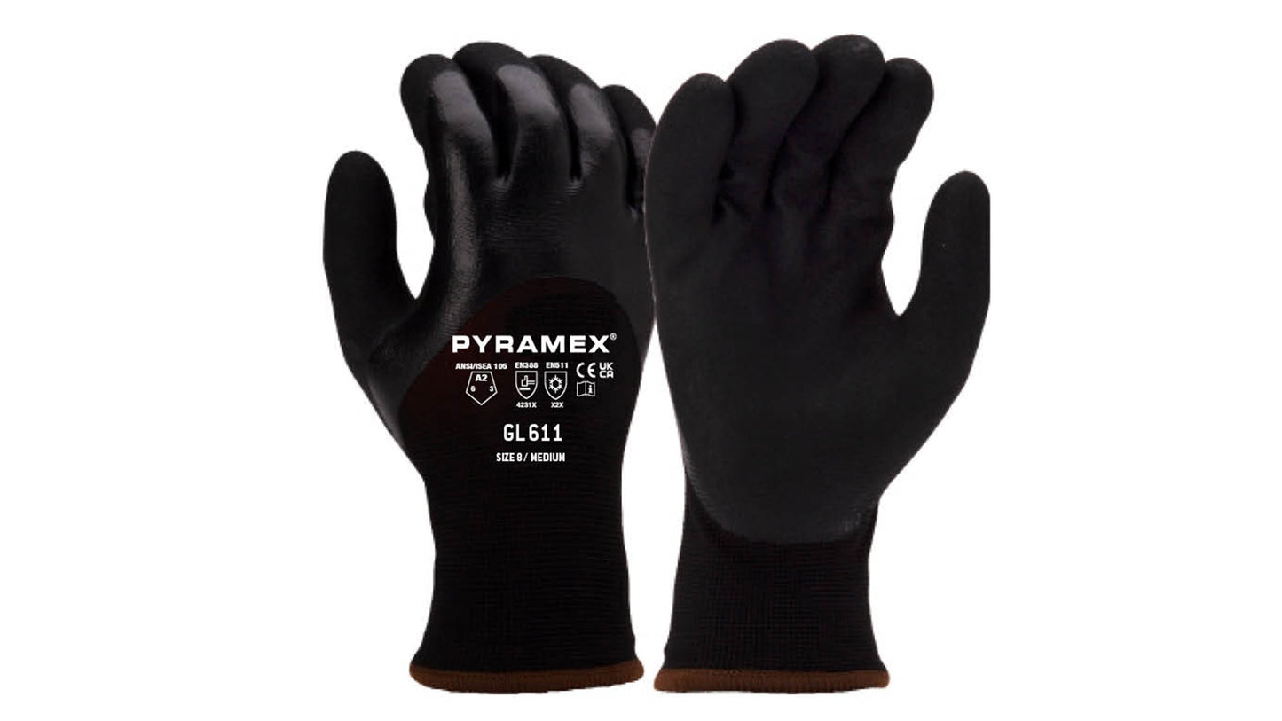 GL611 - Double Dipped Sandy + Smooth Nitrile A2 Cut