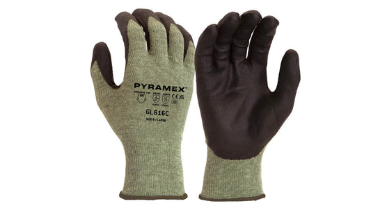 Pyramex GL616C - Micro-Foam Nitrile A6 Cut Safety Workwear Small model GL616CS