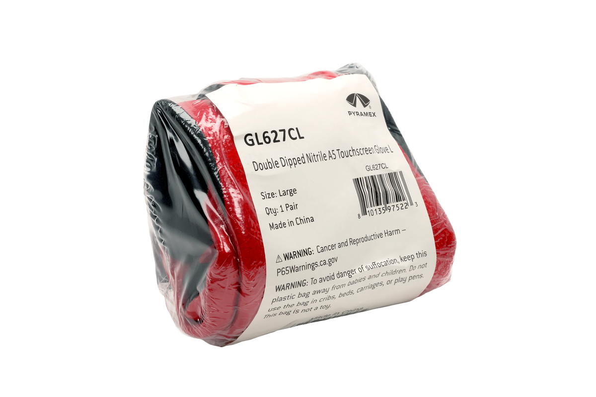 GL627C - Waterproof Double-Dipped Sandy Nitrile A5 Cut - official Pyramex product image 6