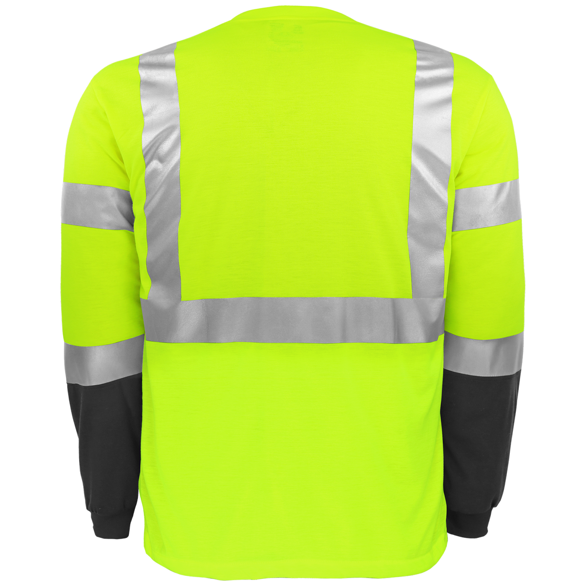 Global Glove GLO-008LS - back - yellow/green with black lower front