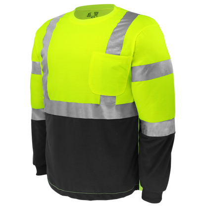 Global Glove GLO-008LS - left side - yellow/green with black lower front