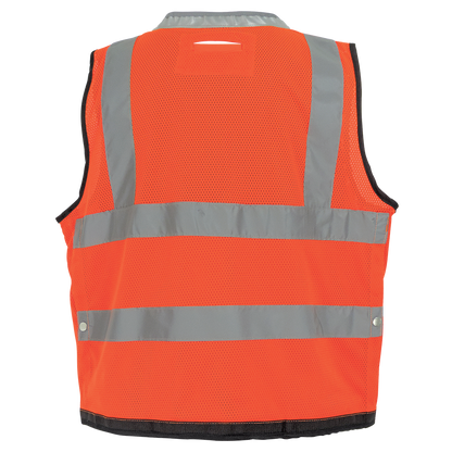 Global Glove GLO-058 - back document pocket - orange