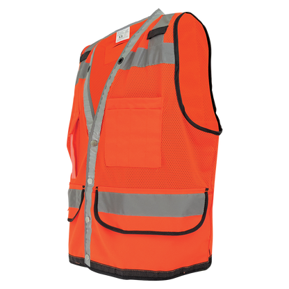 Global Glove GLO-058 - left side - orange