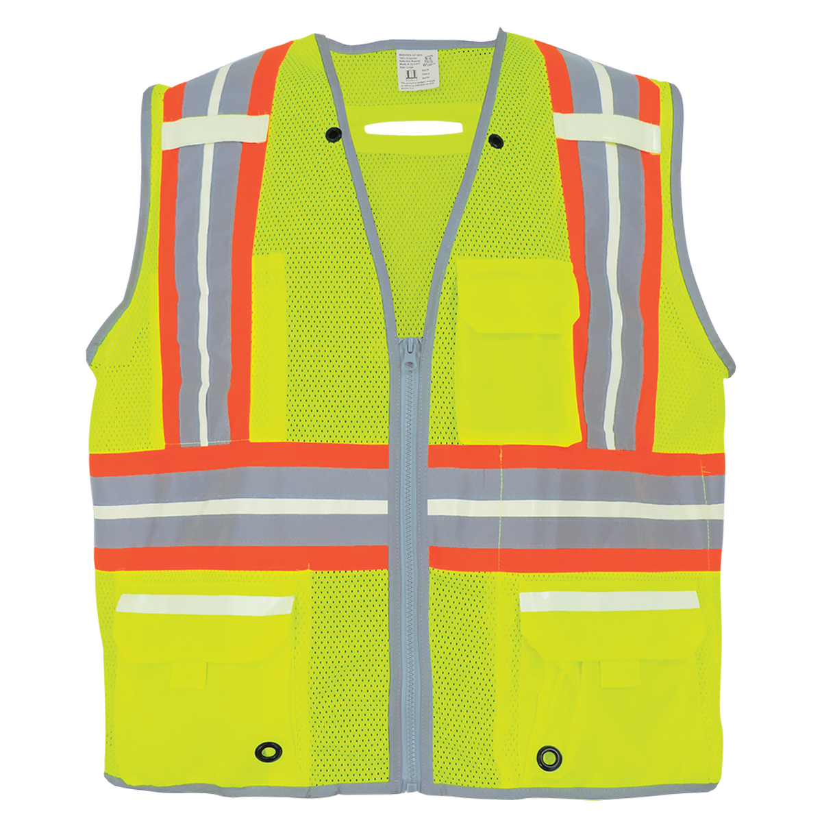 Global Glove GLO-077 - front - yellow/green with orange trim