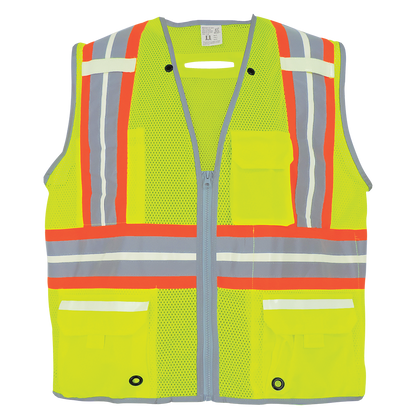 Global Glove GLO-077 - front - yellow/green with orange trim