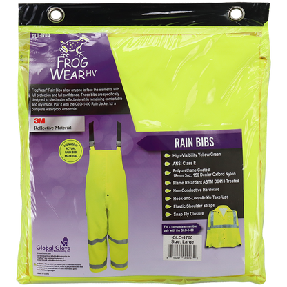 Global Glove GLO-1700 - retail packaging - yellow/green