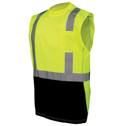 Global Glove GLO-202 - left side - yellow/green