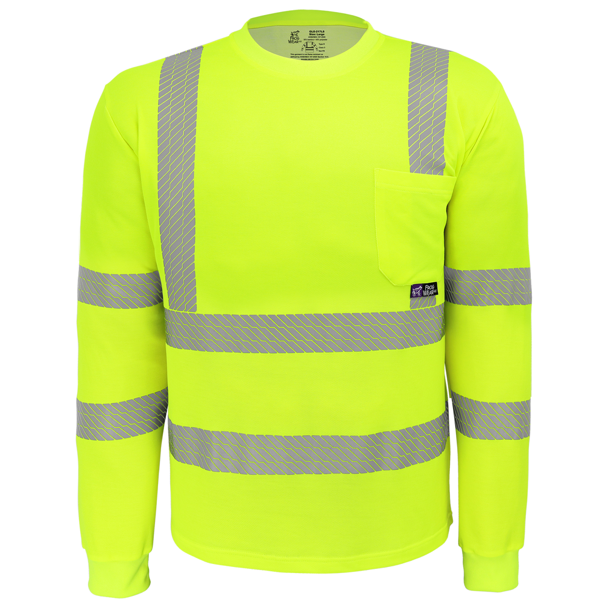 Global Glove GLO-217LS - front - yellow/green