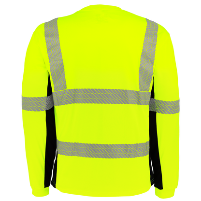 Global Glove GLO-225LS - back - yellow/green