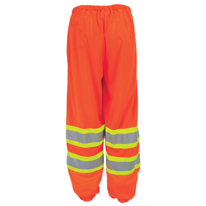 Global Glove GLO-4P - back - orange with yellow/green trim