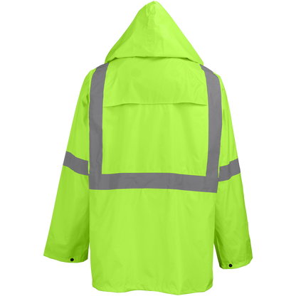 Global Glove GLO-8000 - jacket back - yellow/green