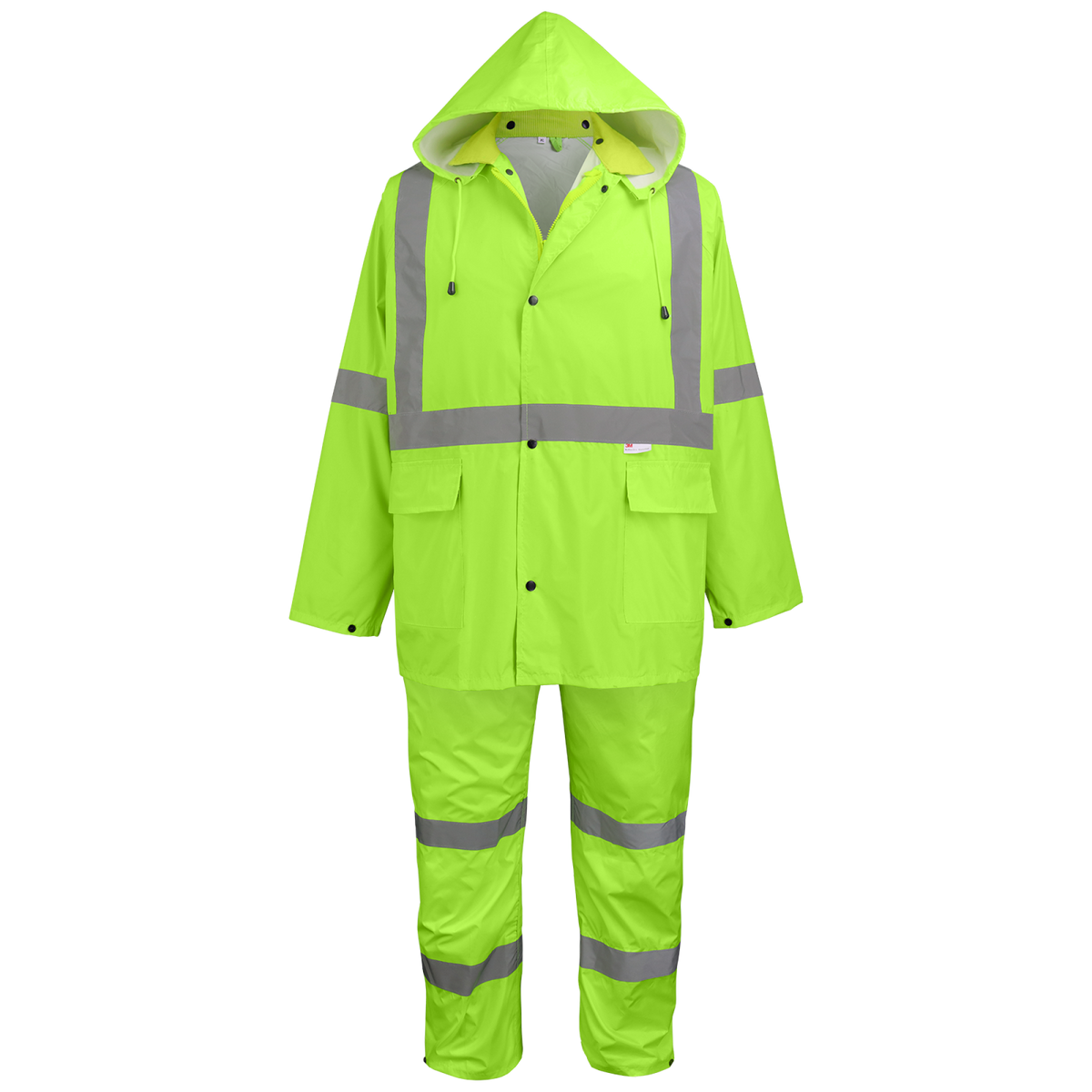 Global Glove GLO-8000 - complete three-piece suit - yellow/green
