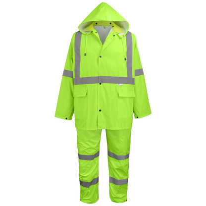 Global Glove GLO-8000 - complete three-piece suit - yellow/green