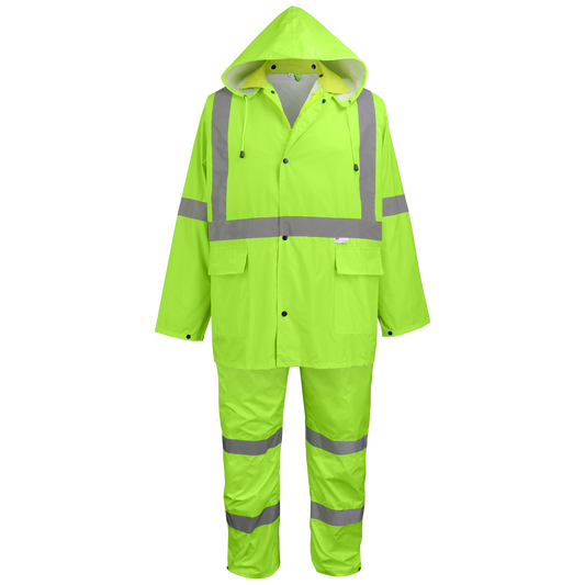 Global Glove GLO-8000 - complete three-piece suit - yellow/green