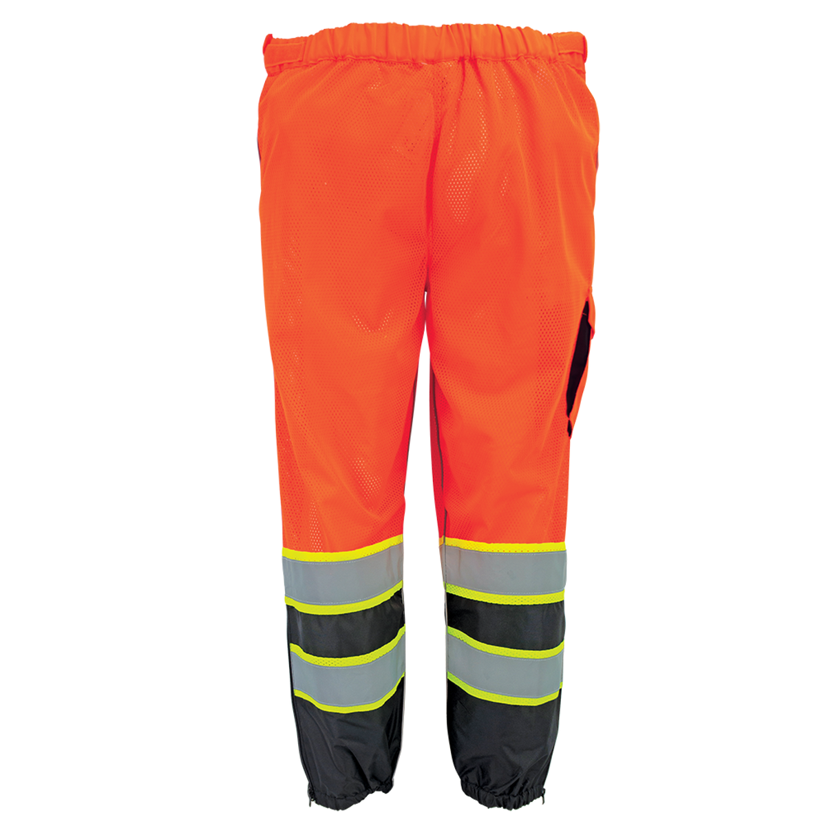Global Glove GLO-99P - back - orange with yellow/green trim