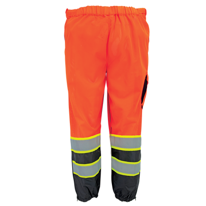 Global Glove GLO-99P - back - orange with yellow/green trim