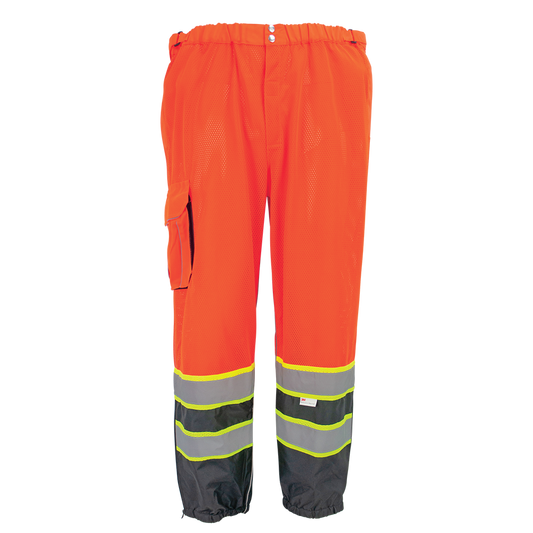 Global Glove GLO-99P - front - orange with yellow/green trim