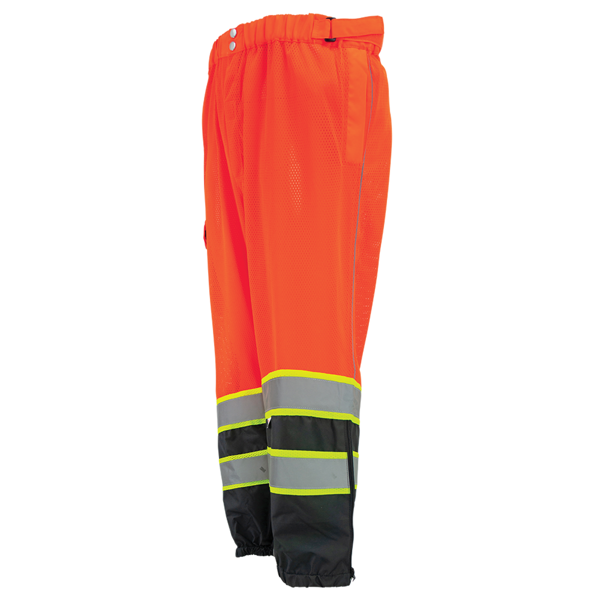 Global Glove GLO-99P - left side - orange with yellow/green trim