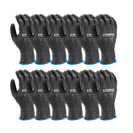 ZING Z-Force General Purpose Glove, 13G Bio-Based Nylon Shell Bio-Based PU Palm Coated, Touchscreen