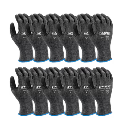 ZING Z-Force General Purpose Glove, 13G Bio-Based Nylon Shell Bio-Based PU Palm Coated, Touchscreen
