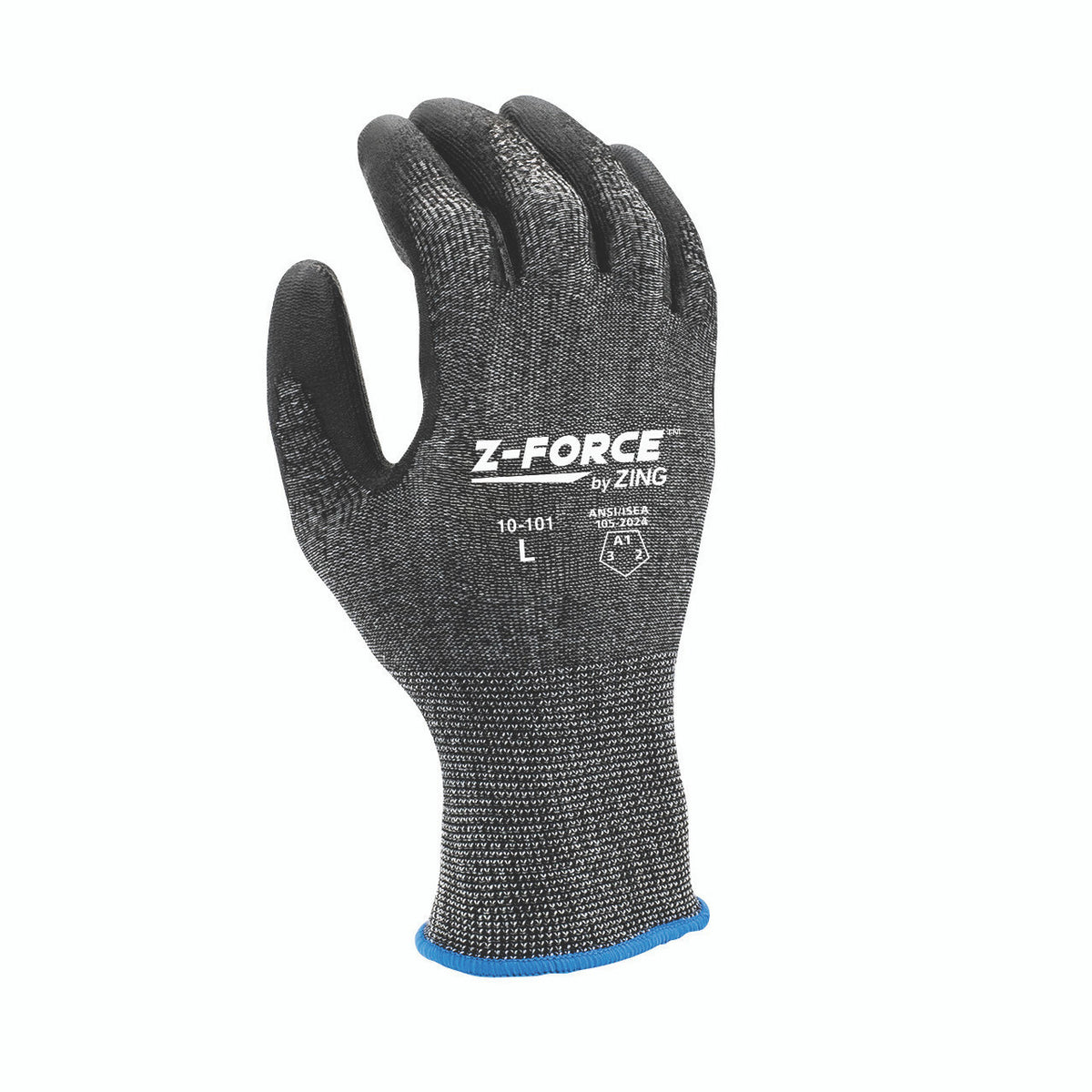 ZING Z-Force General Purpose Glove, 13G Bio-Based Nylon Shell Bio-Based PU Palm Coated, Touchscreen - official Zing product image 1