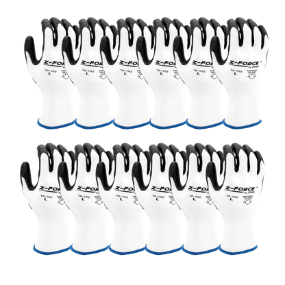 ZING Z-Force General Purpose Glove, 18G Bio-Based Nylon Shell Bio-Based PU Palm Coated, Touchscreen - official Zing product image 3