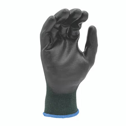 ZING Z-Force General Purpose Glove, 18G Grey Bio-Base Nylon+Spandex Liner Nitrile Palm Coated, Touchscreen
