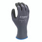 ZING Z-Force General Purpose Glove, 18G Grey Bio-Base Nylon+Spandex Liner Nitrile Palm Coated, Touchscreen