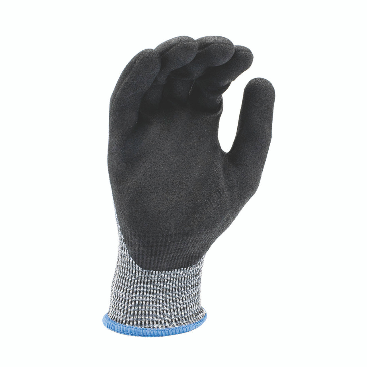 ZING Z-Force Cut Glove, 18G A6 Dark Grey Bio-Based Fiber/Hppe Shell Nano-Sandy Bio-Based Ppu Palm Coated, Touchscreen - official Zing product image 2