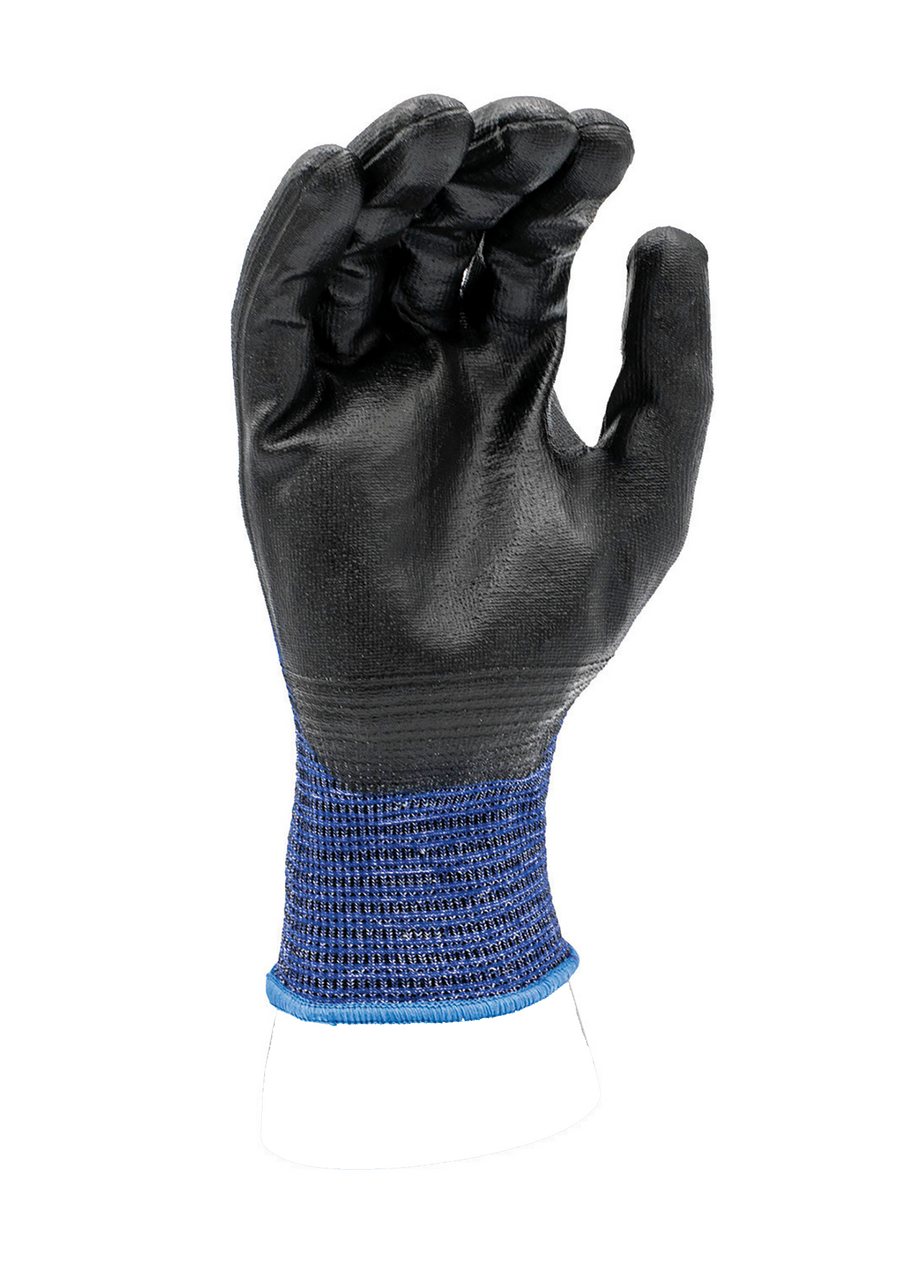 ZING Z-Force Cut Glove, 18G A4 Royal Biobased Fiber/Hppe Shell Nitrile Palm Coating, Touchscreen - official Zing product image 2