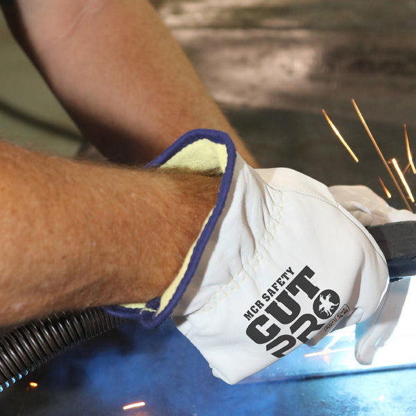 9675M - Honey Grip® Work Gloves - Orange Cotton/Polyester String Knit - PVC Honeycomb Criss-Cross Grip - Uncured PVC Adds Excellent Gripping Power