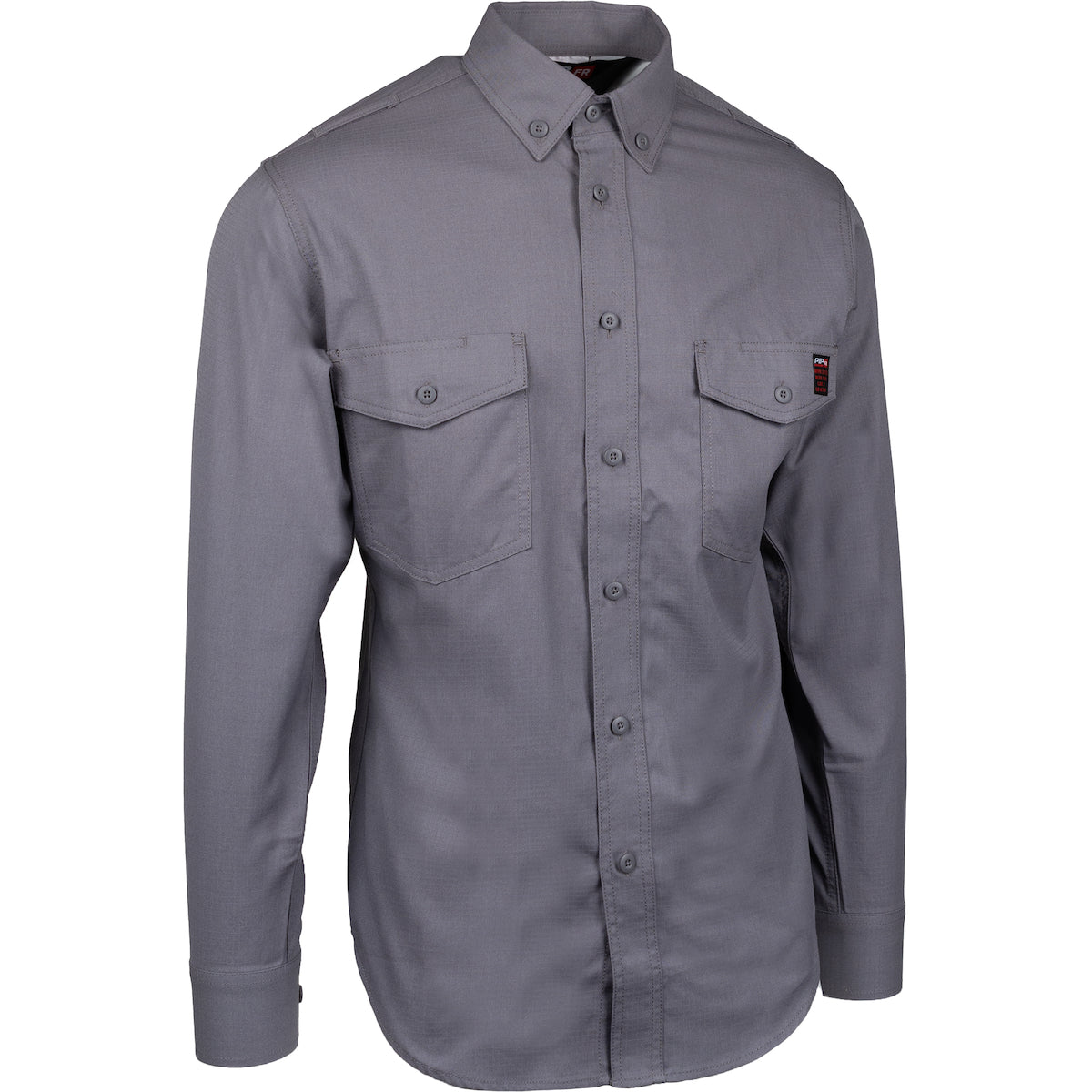 PIP 385-FRRS AR/FR Dual-Certified Ripstop Long Sleeve Work Shirt - 9 cal/cm2