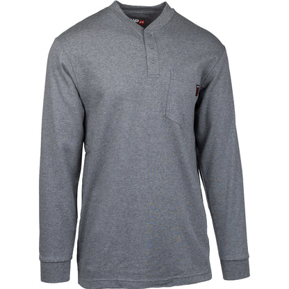PIP 385-FRHN AR/FR Dual-Certified Long Sleeve Henley - 10.6 cal/cm2