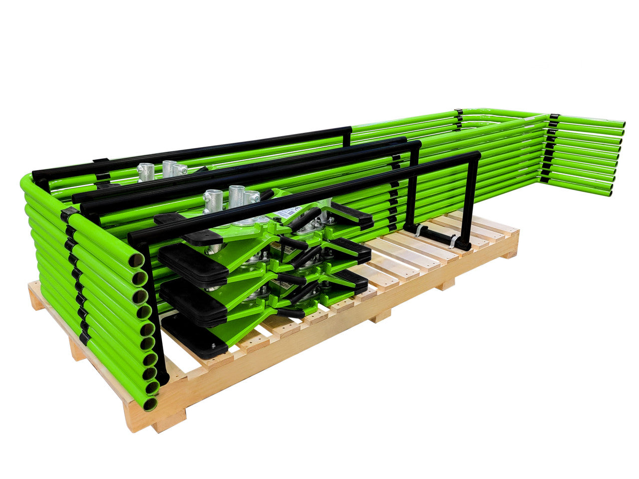 Frontline Guardrail System Non-Penetrating Complete Kit - OSHA Compliant GUS