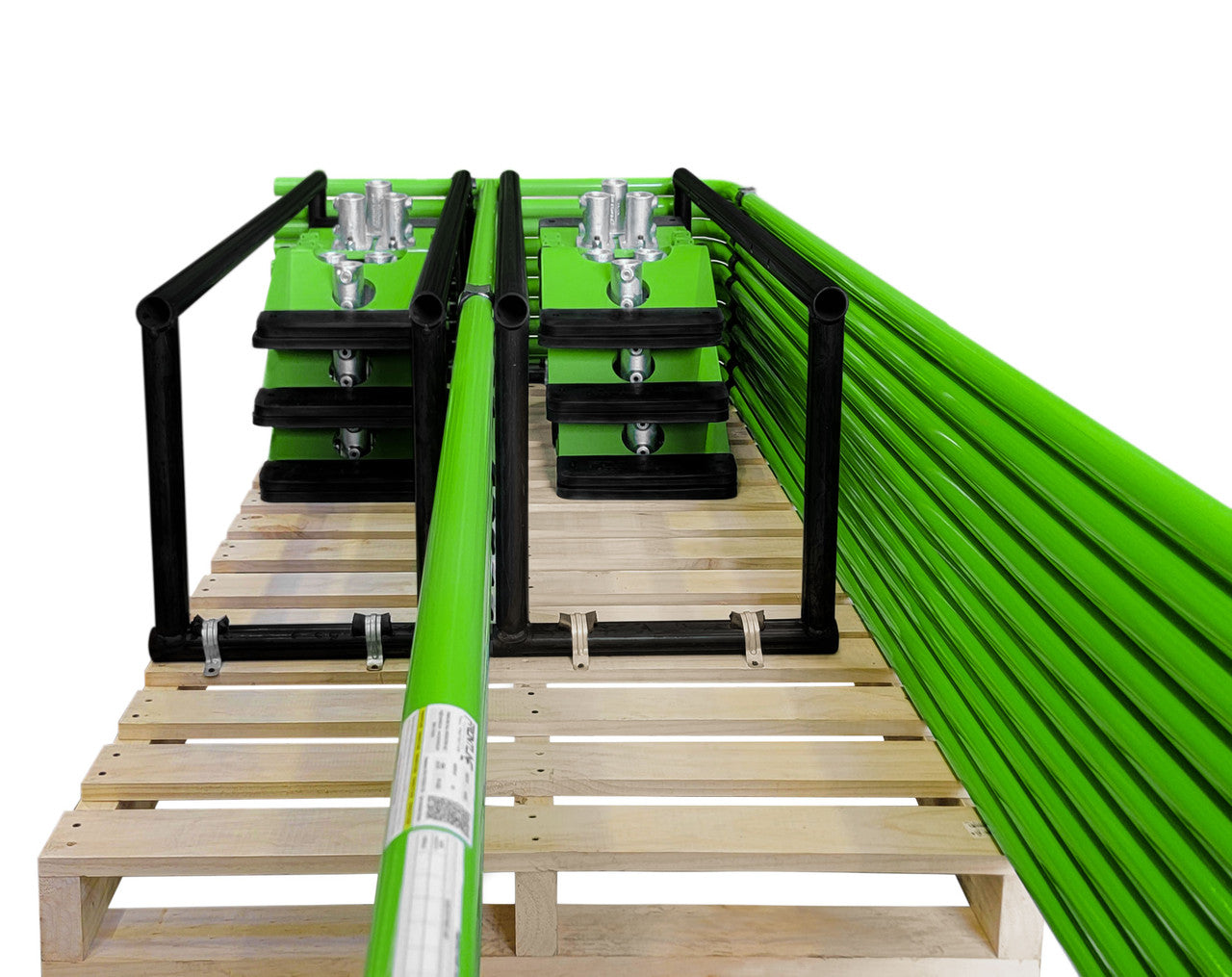 Frontline Guardrail System Non-Penetrating Complete Kit - OSHA Compliant GUS