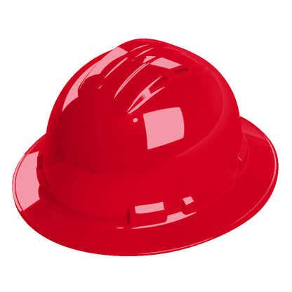 Cordova Duo™ Red Full-brim Style Vented Helme #H34R4V