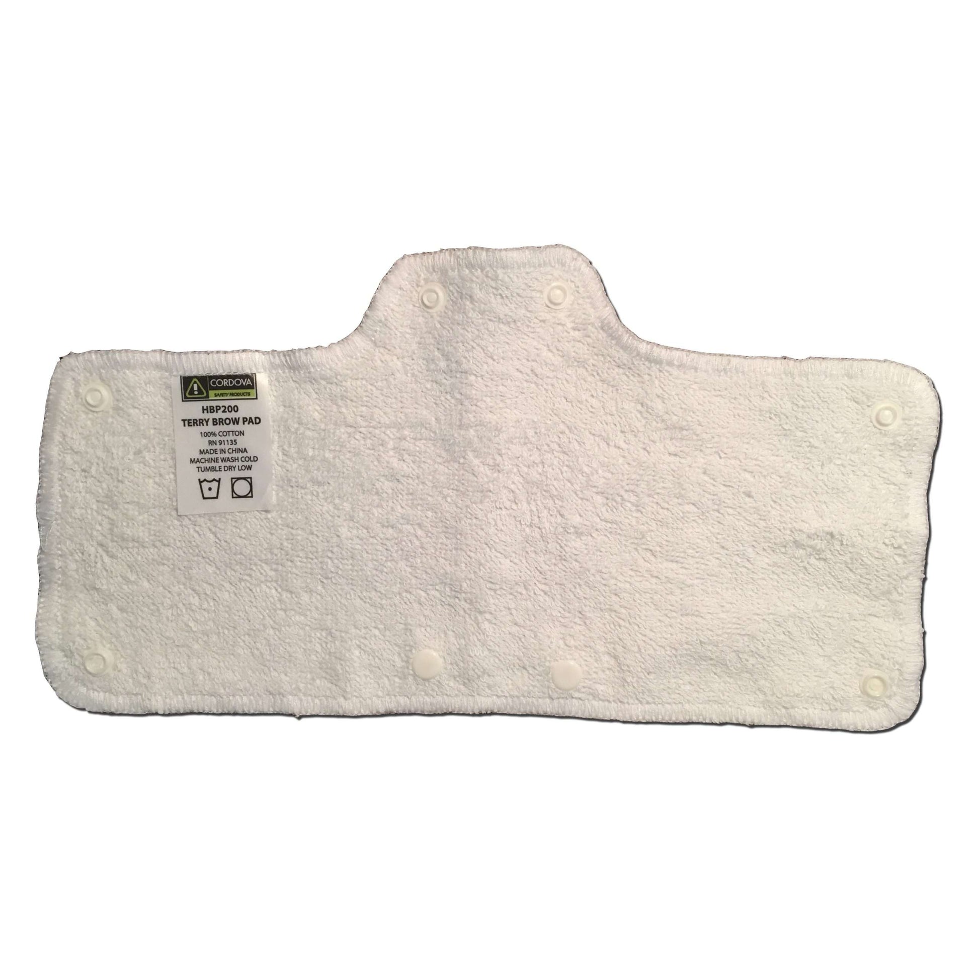Cordova Helmet Brow Pad, Natural, 100% Cotton Te #HBP200