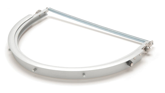 Pyramex Aluminum Full Brim Adapter Face Shields Silver model HHAAW