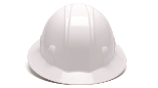 Pyramex SL Series Full Brim Hard Hat Accessories White 4-Point Ratchet model HP24110