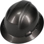 Dynamic 280-HP641R-CAR – Full Brim Hard Hat, Carbon Fibre Look Wrap, HDPE Shell, 4-Point Nylon Suspension and "Sure-Lock" Ratchet Adjustment - Type 1 Class E
