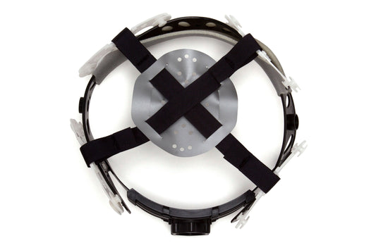 Pyramex SL Series Sleek Shell 4-Point Ratchet Replacement Suspensions Hard Hat Accessories Black model HPSSUS